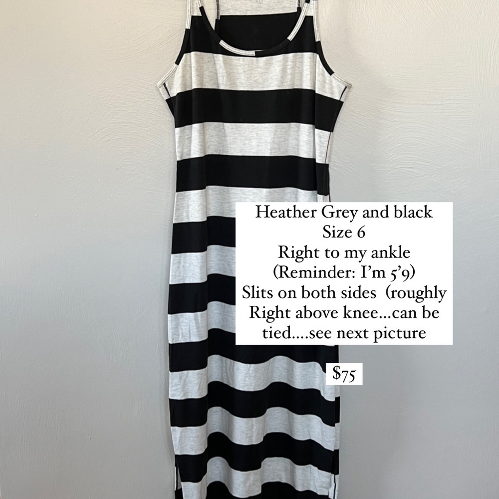Lululemon Dress with slits on both sides (easily tied up)